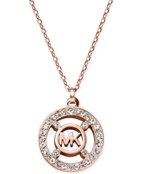 michael kors chain necklace|michael kors necklace set.